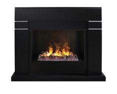 Электрокамин Real Flame Lindelse 26 BLM с очагом 3D Cassette 630