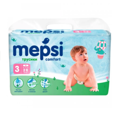 Подгузники-трусики Mepsi М (6-11 кг, 28 штук)