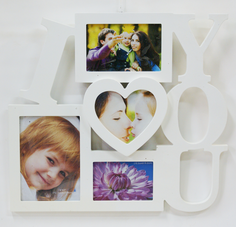 Фоторамка настенная I LOVE YOU. No Brand