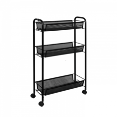 Этажерка напольная ЗМИ Ладья 1К Черный МЕБЕЛЬТОРГ