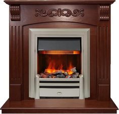 Электрокамин Dimplex Sorrento угловой (орех) с очагом Chesford