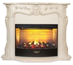 Электрокамин Real Flame Ellada 33 WT с очагом 3D Firestar 33