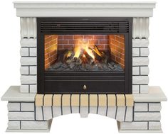 Электрокамин Real Flame Country 26 WT с очагом 3D Novara