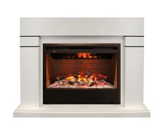 Электрокамин Real Flame Lindelse 26 WT с очагом 3D Helios 26