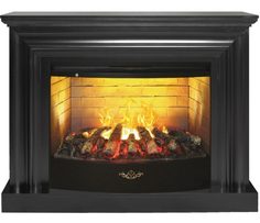 Электрокамин Real Flame Weston 33 BLM с очагом 3D Firestar 33