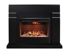Электрокамин Real Flame Lindelse 26 BLM с очагом 3D Helios 26