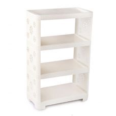 Этажерка для обуви Альтернатива М8226 4 секции слоновая кость Alternativa