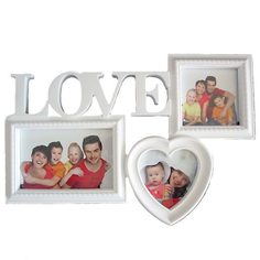 Настенный коллаж-фоторамка Love 25х37 см. No Brand