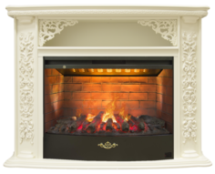 Электрокамин Real Flame Izabella 33 WT с очагом 3D Firestar 33