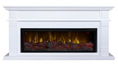 Электрокамин Real Flame Islandia WT 42 (линейный) с очагом Beverly 1000