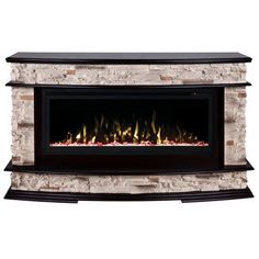 Электрокамин Real Flame Frankfurt AO 50 (линейный) с очагом Saphir 50