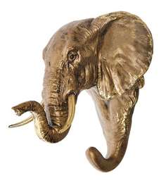 Фигура (настенная вешалка) Голова слона БФ-135 113-906786 Art East