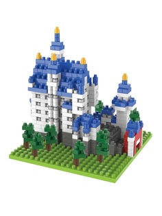 Конструктор Wisehawk Замок Нойшванштайн Германия 530 дет. №3437 New Swan Stone Castle Gift