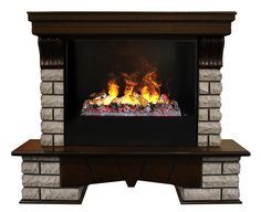 Электрокамин Real Flame Country Rock 26 AO с очагом 3D Cassette 630
