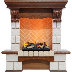 Электрокамин Dimplex Pierre Luxe (дуб) шампань с очагом Cassette 400 LNH-INT (с дровами)