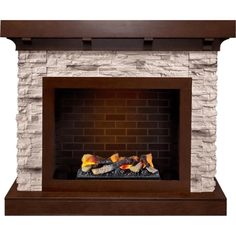 Электрокамин Dimplex Chalet (темный дуб) сланец с очагом Cassette 400 LNH-INT (с дровами)