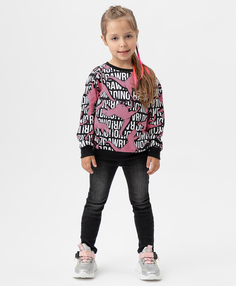 Джегинсы черные Button Blue