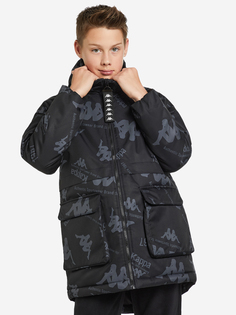 Куртка утепленная для мальчиков Kappa, Черный, размер 164