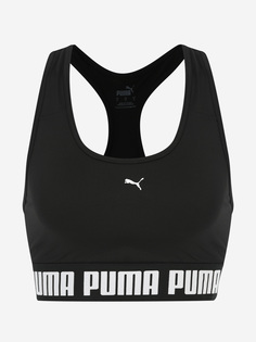 Спортивный топ бра PUMA Mid Impact Strong, Черный, размер 46-48
