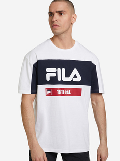 Футболка мужская FILA, Белый, размер 44-46