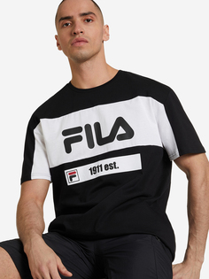 Футболка мужская FILA, Черный, размер 52-54