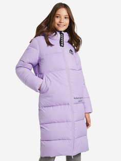 Пальто утепленное для девочек Kappa, Фиолетовый, размер 152