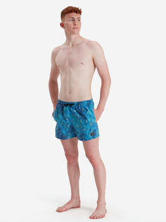 Шорты плавательные Speedo Digi Print, Голубой, размер 54-56