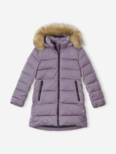 Куртка утепленная для девочек Reima Lunta, Коричневый, размер 140