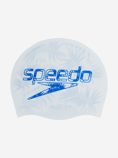 Шапочка для плавания Speedo, Белый, размер 53-58