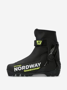 Ботинки для беговых лыж детские Nordway RS Combi NNN, Черный, размер 37