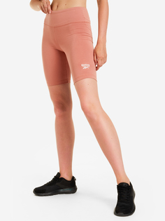 Шорты женские Reebok Fitted Short Cancor, Оранжевый, размер 40