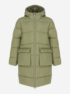 Пальто утепленное для девочек Outventure, Зеленый, размер 152