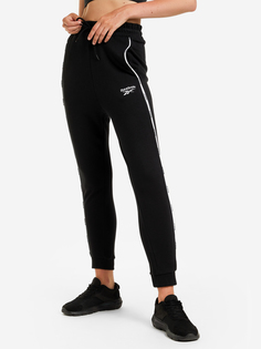 Брюки женские Reebok Piping Pack, Черный, размер 52