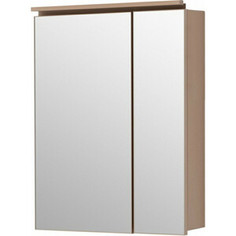 Зеркальный шкаф De Aqua Алюминиум 70х76,5 с подсветкой, медь (261765)