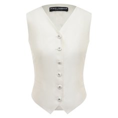 Шелковый жилет Dolce & Gabbana