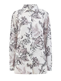 Рубашка из тонкого хлопка с флористическим принтом Etro
