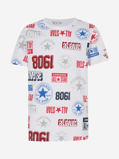 Футболка для мальчиков Converse Logo Pack, Белый, размер 132