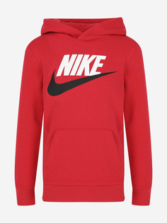 Худи для мальчиков Nike Club, Красный, размер 104