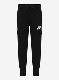 Брюки для мальчиков Nike Club, Черный, размер 122