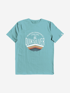 Футболка мужская Quiksilver Sunset Logo Flaxton, Голубой, размер 46