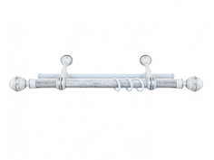 Карниз Legrand Валанс + У-шина 2.4m White-Silver 58063556