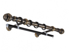 Карниз Legrand Валанс + У-шина 1.6m Black-Gold 58064437