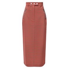 Шерстяная юбка Miu Miu