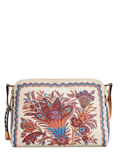 Компактная сумка-crossbody с регулируемым ремнем и узором Etro