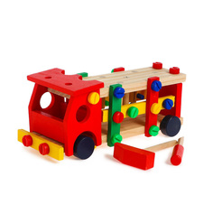 Конструктор «Машинка» с отверткой и молотком Лесная мастерская