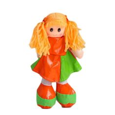 Мягкая игрушка «Кукла», в кожаном сарафане, цвета МИКС No Brand