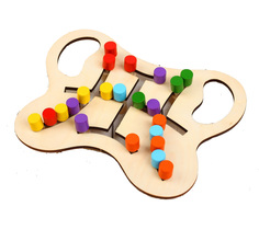 Бизиборд «Цветные дорожки», конструктор Крона