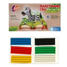 Пластилин 6 цветов 90 г ZOO Луч