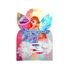 Набор заколок с цветком, Феи ВИНКС, 2 шт. Winx