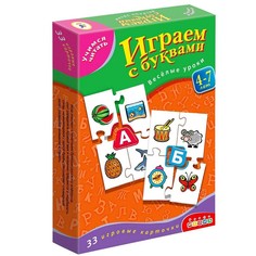 Настольная игра «Играем с буквами. Учимся читать» Дрофа Медиа